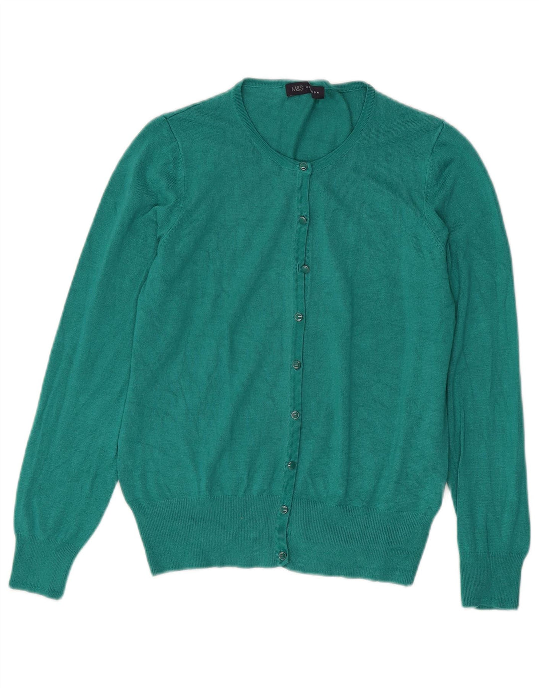 Marks & Spencer Cardigan pour femme en viscose vert moyen UK 42