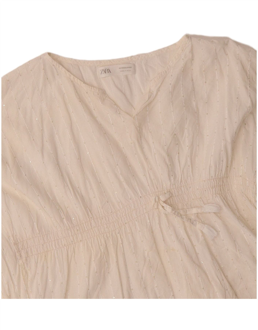 ZARA Womens Batwing Blouse Top UK 16 Grand Blanc