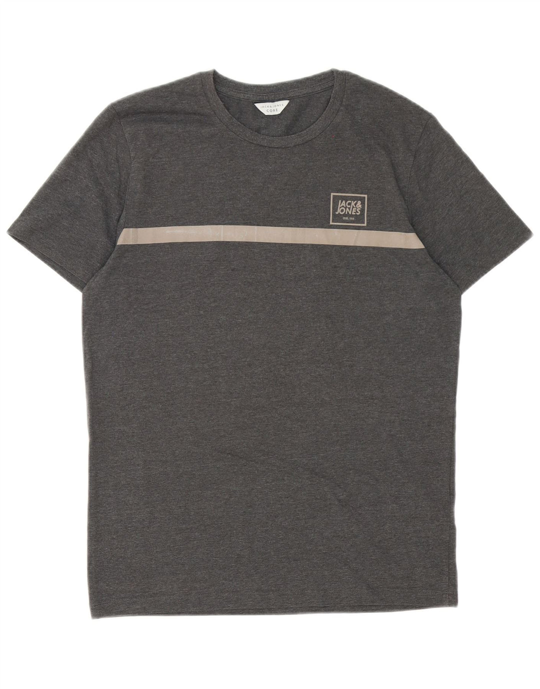 Jack & Jones T-Shirt Homme Petit Gris Colorblock Coton