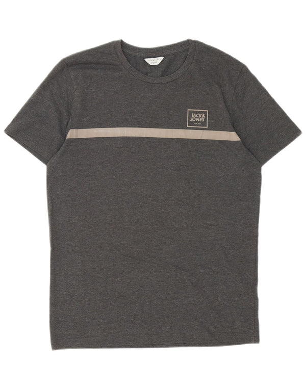 Jack & Jones T-Shirt Homme Petit Gris Colorblock Coton