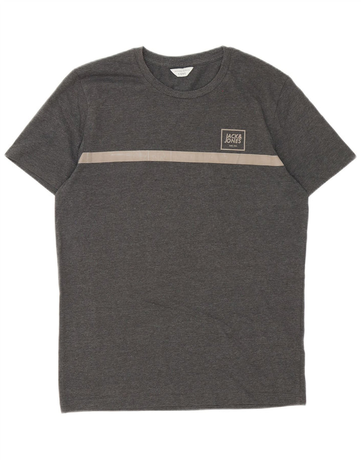 Jack & Jones T-Shirt Homme Petit Gris Colorblock Coton