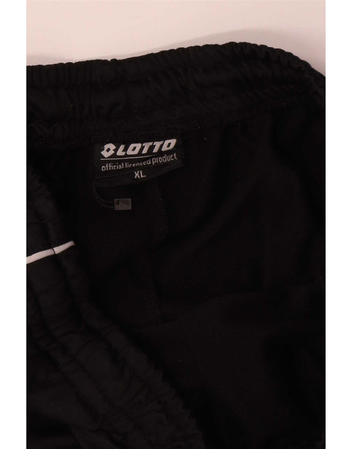 Lotto Pantalon de Survêtement Homme Joggers XL Noir Polyester