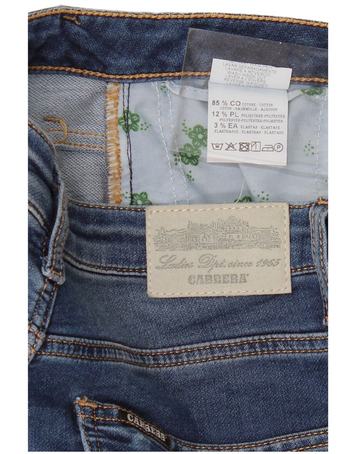 Carrera Jean Slim Crop Femme W30 L25 Bleu Marine Coton