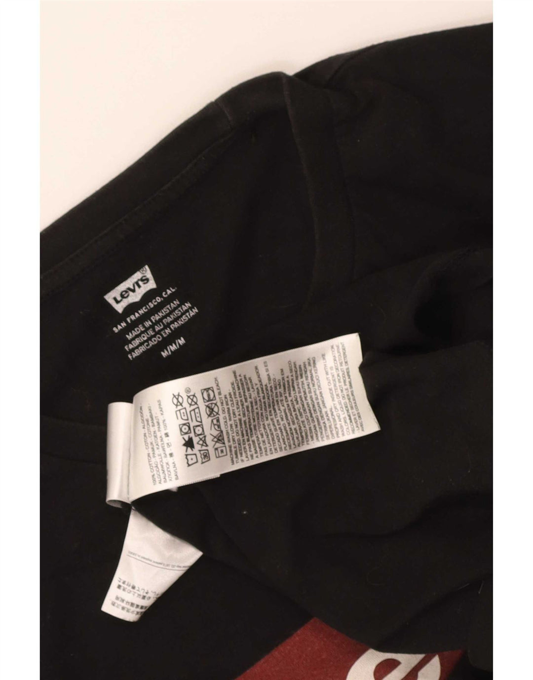 Levi's Tee-Shirt Graphic Homme Noir Moyen Coton