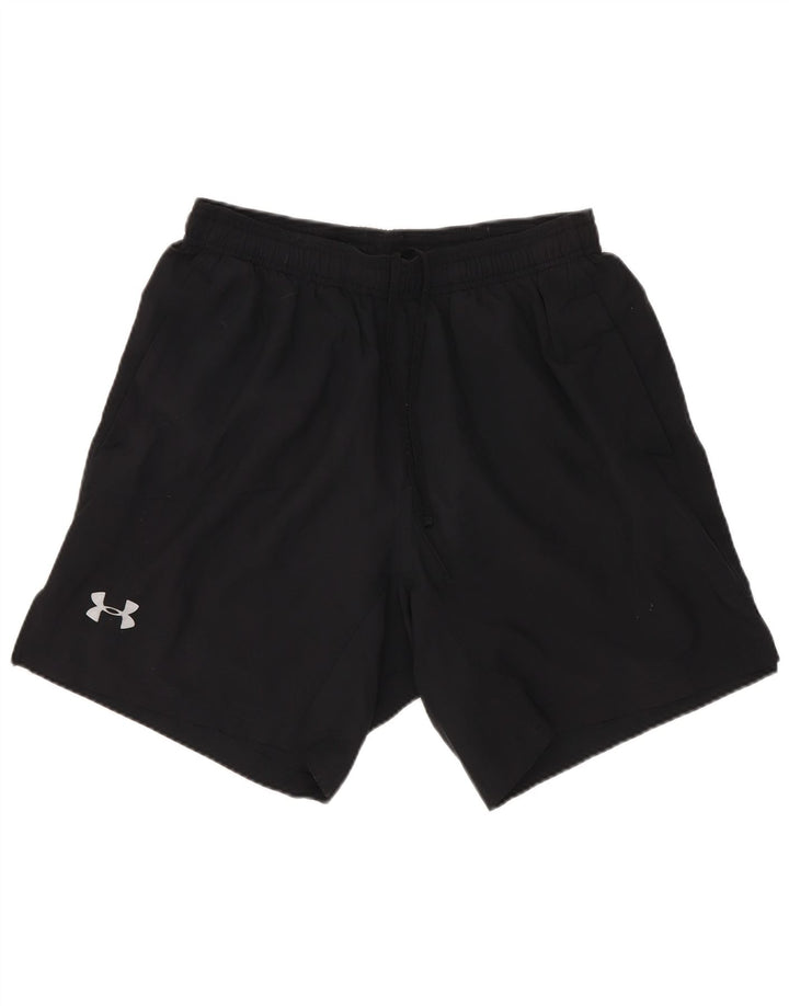 Under Armour Short de Sport Homme Petit Noir Polyester