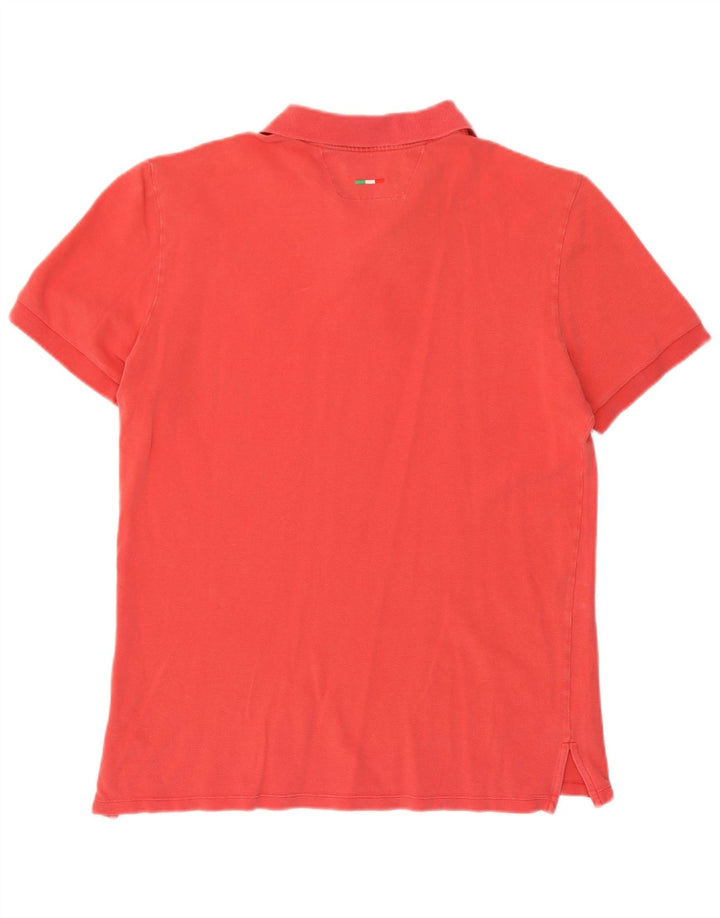Jeckerson Polo Homme Rose Moyen Coton