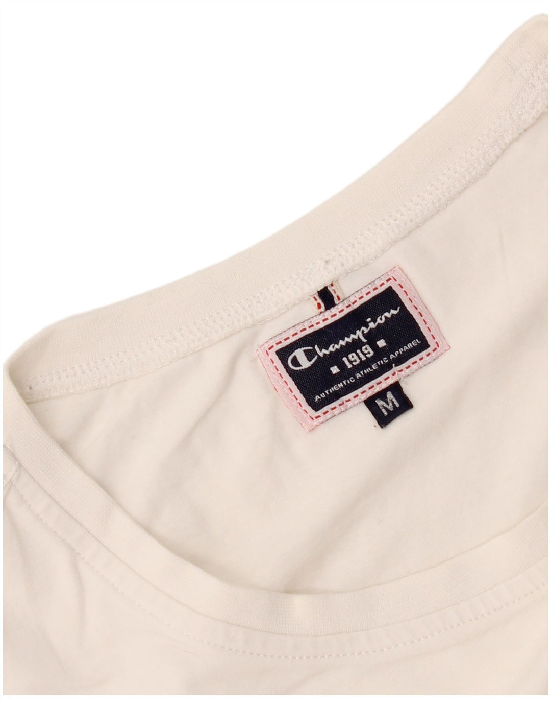 Champion T-shirt graphique pour femme UK 12 Blanc moyen