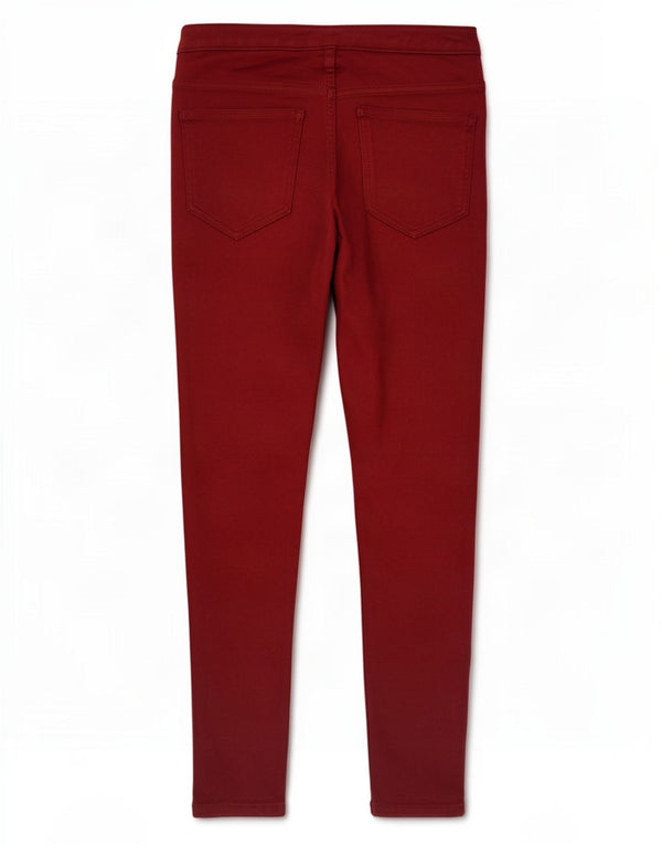 Marks & Spencer Jean super skinny pour femme UK 10 Small W26 L26 Bordeaux