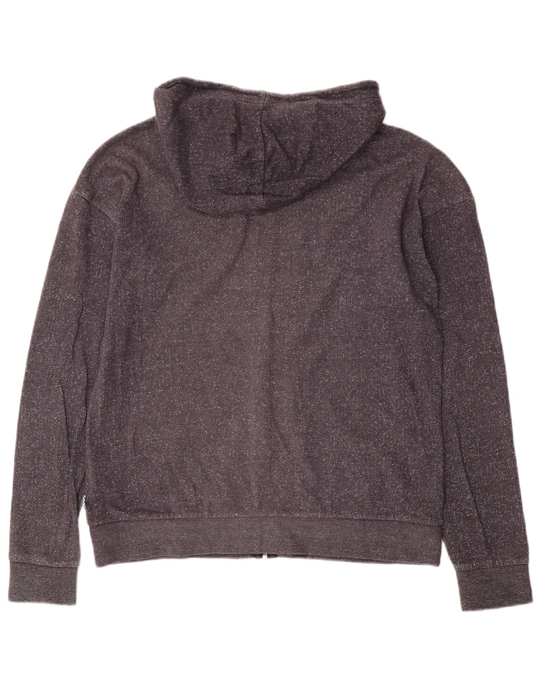 Vans Pull à capuche zippé pour homme Petit coton moucheté gris