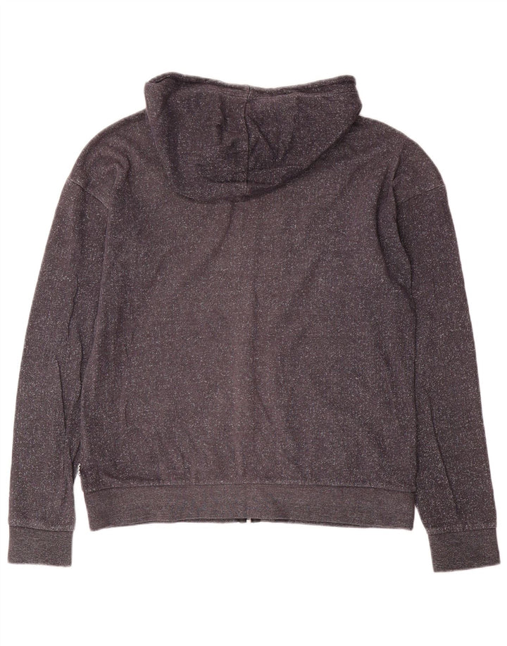 Vans Pull à capuche zippé pour homme Petit coton moucheté gris