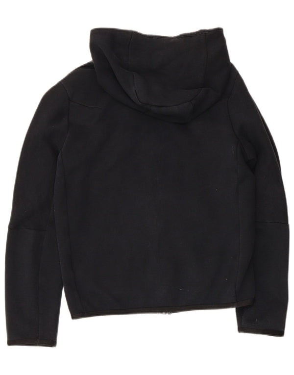 Nike Garçon Zip Sweat à capuche 10-11 ans Coton Noir Moyen