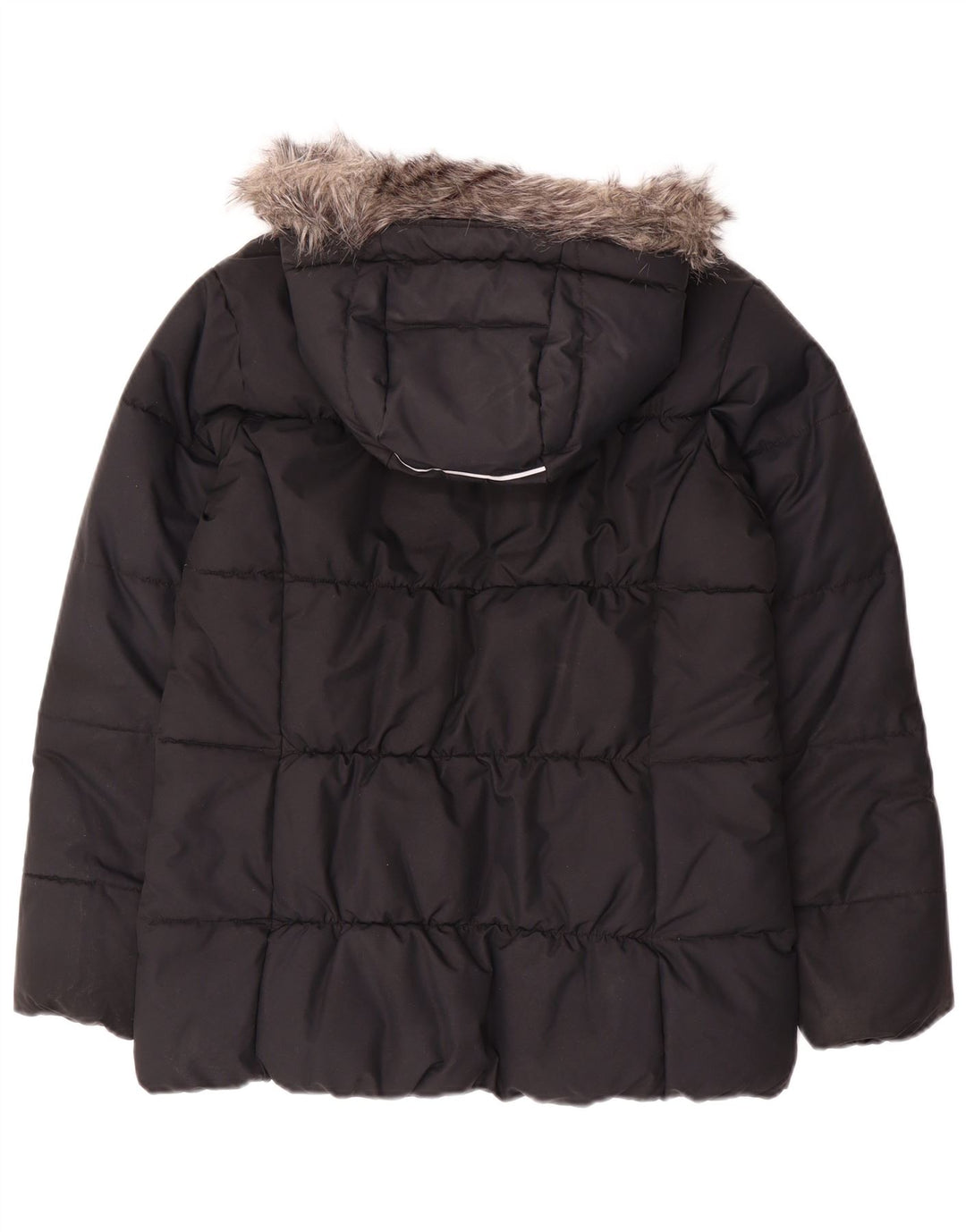 Columbia Veste matelassée à capuche pour femme UK 18 XL Noir Polyester