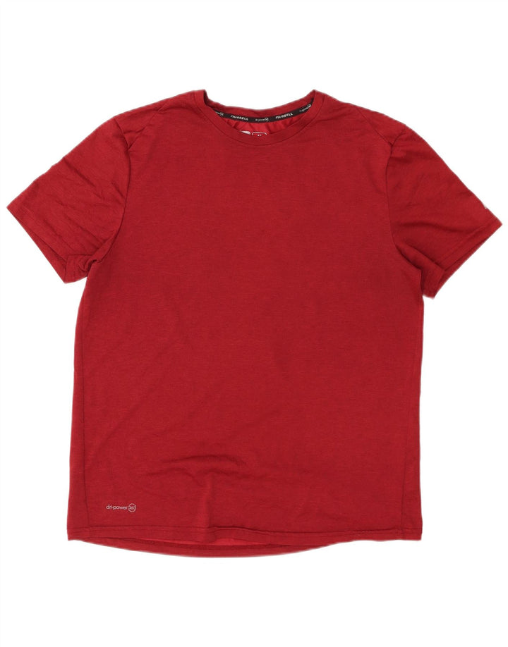 RUSSELL ATHLETIC T-shirt Dri-Power pour homme UK 38/40 Rouge moyen Polyester