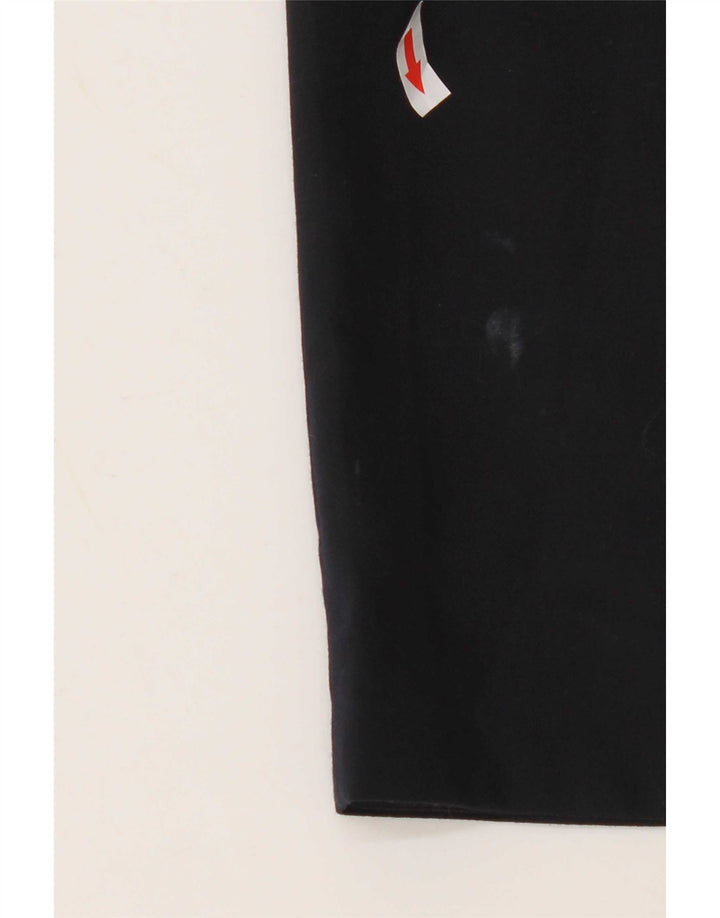 Marks & Spencer Pantalon de Costume Droit Femme W32 L33 Laine Bleu Marine