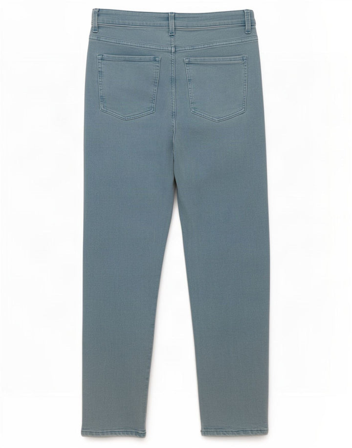 Marks & Spencer Jean droit pour femme UK 12 Medium W30 L27 Turquoise