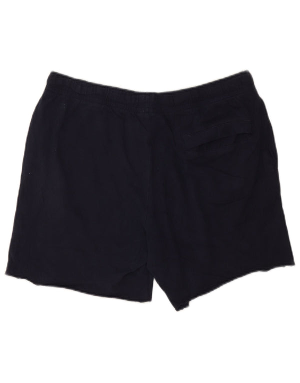 Nike Short de sport pour homme en coton bleu marine Taille L
