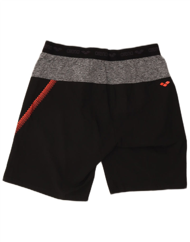 Arena Short de Bain Graphique Homme Noir Moyen Polyester Colorblock
