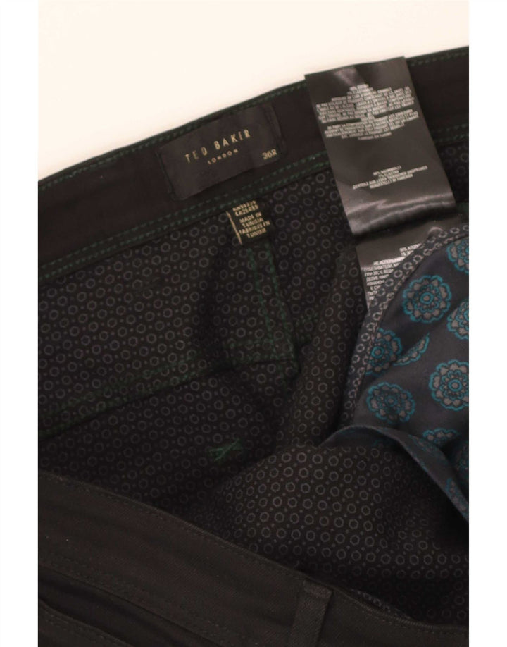 Ted Baker Jean Droit Homme W36 L26 Noir Coton