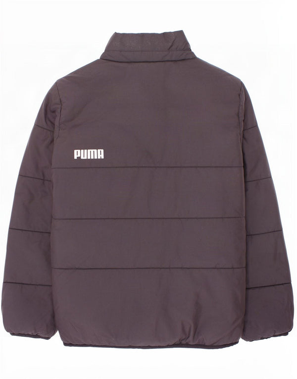 Puma Veste matelassée graphique garçon 9-10 ans Noir Polyester
