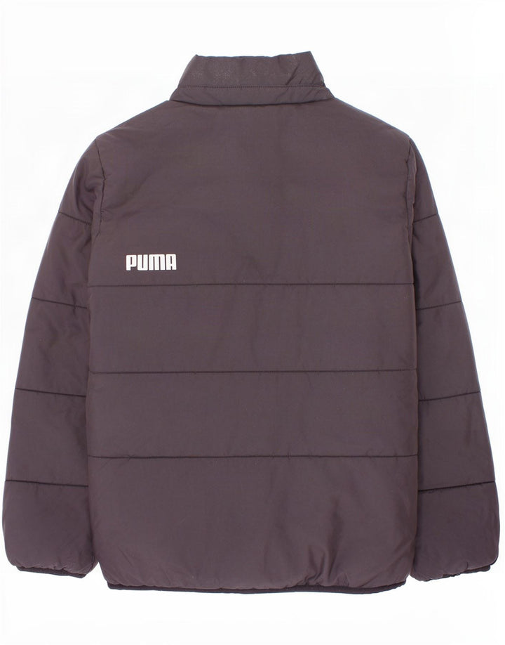 Puma Veste matelassée graphique garçon 9-10 ans Noir Polyester