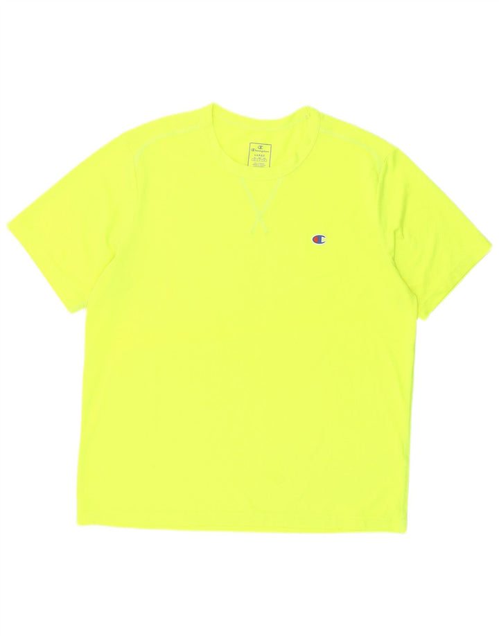 Champion T-Shirt Homme Haut Large Jaune