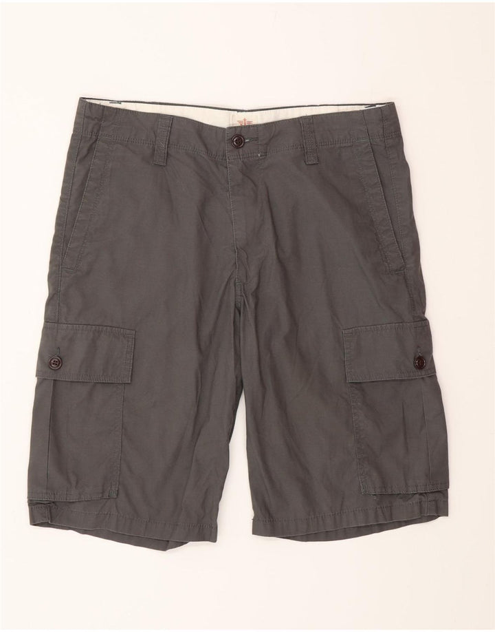 Dockers Short Cargo W32 Homme Gris Moyen Coton