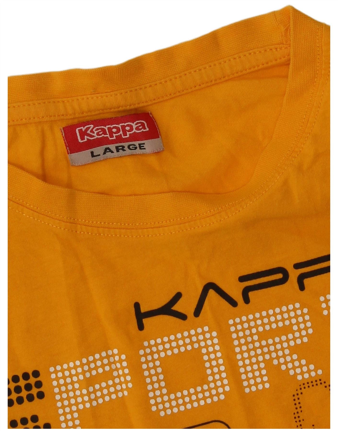 Kappa Débardeur graphique pour femme UK 14 Large Orange
