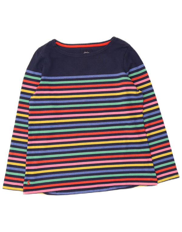 Joules Haut à manches longues pour femme UK 44 Large Coton rayé multicolore