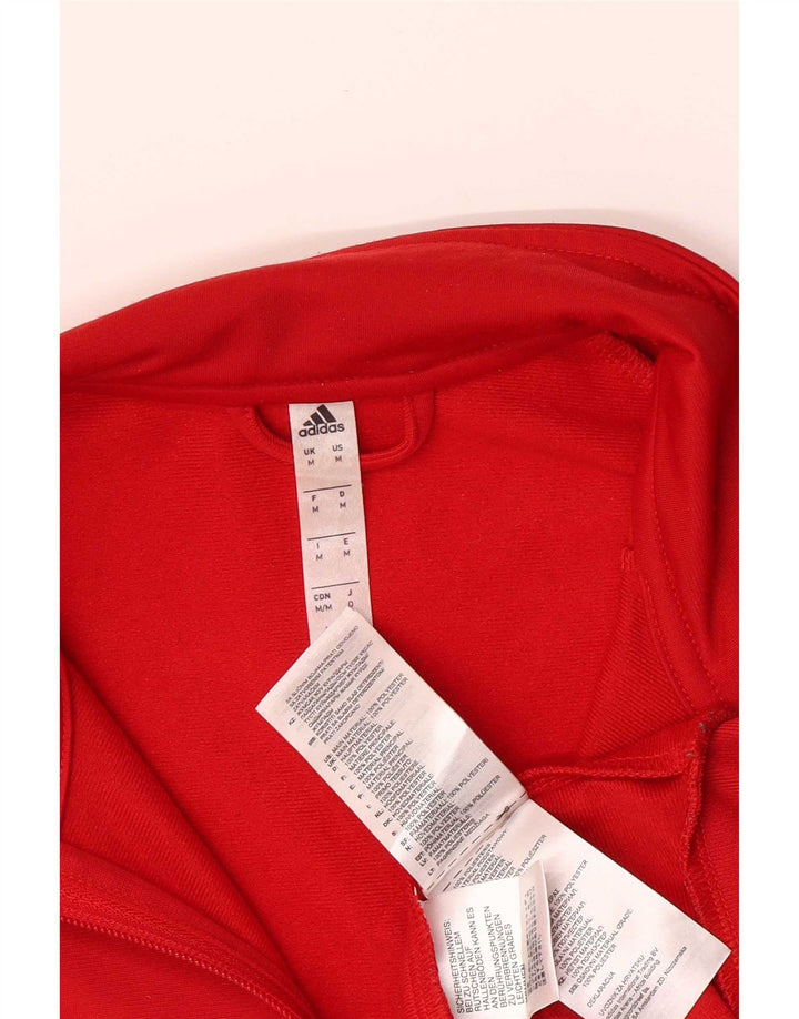 Adidas Veste de survêtement pour homme Rouge moyen Polyester