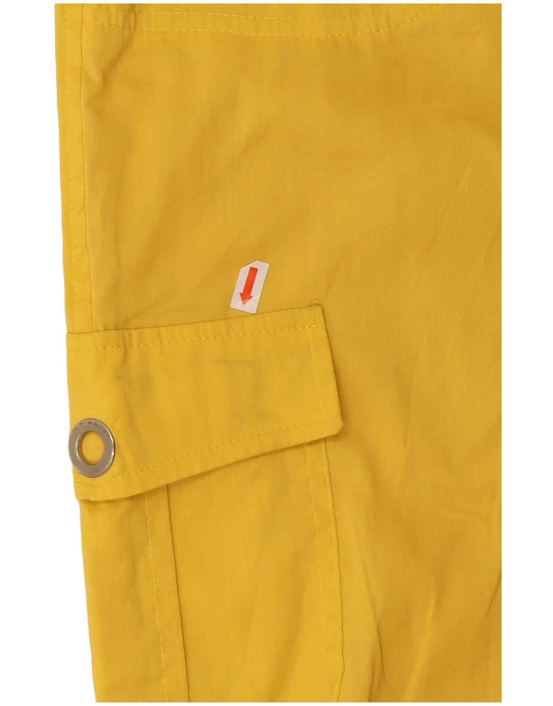 Roccobarocco Pantalon Cargo Capri Femme W30 L22 Jaune