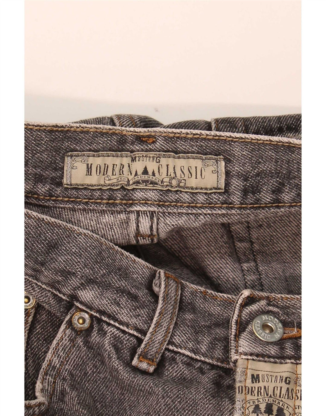 Mustang Jean Fuselé Homme W34 L32 Gris