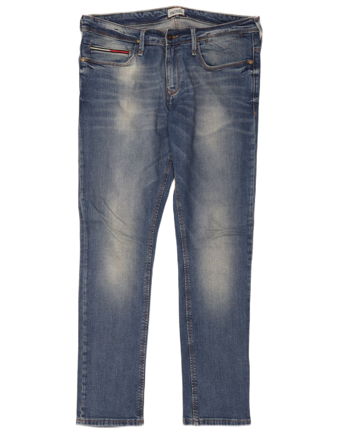 Tommy Hilfiger Jean Slim Homme W34 L32 Bleu Coton