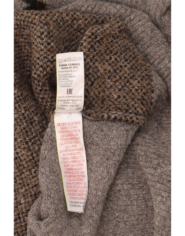 Marks & Spencer Pull col roulé pour femme UK 18 XL Gris