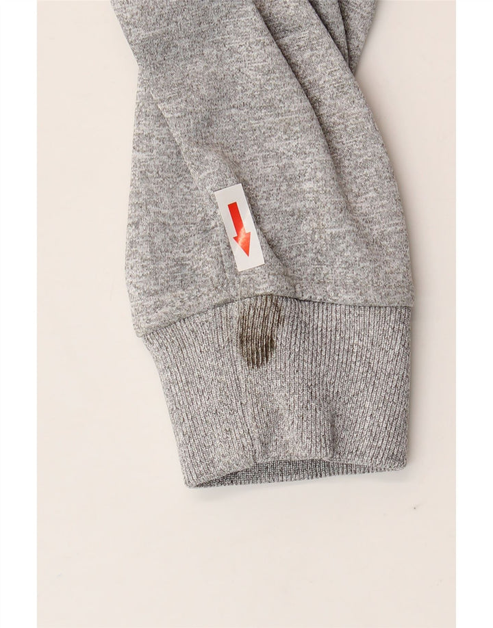 Ellesse Veste de survêtement pour homme Large Gris Colorblock Polyester