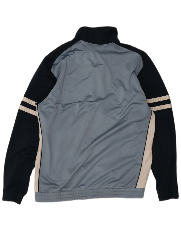 Diadora Veste de survêtement pour homme UK 44 XL Bleu Colorblock Polyester