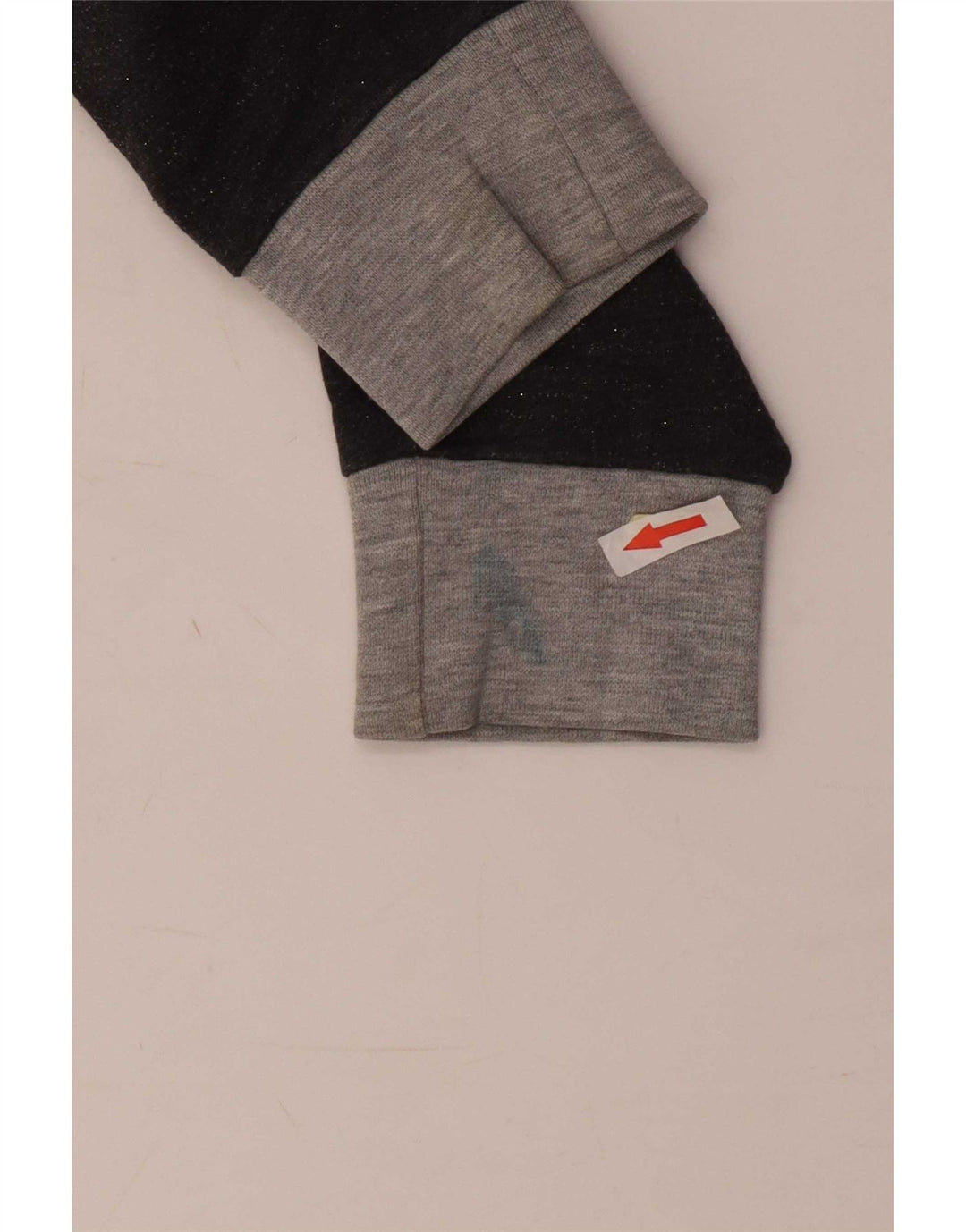 Converse Sweat-shirt graphique pour femme UK 10 Small Gris Colorblock