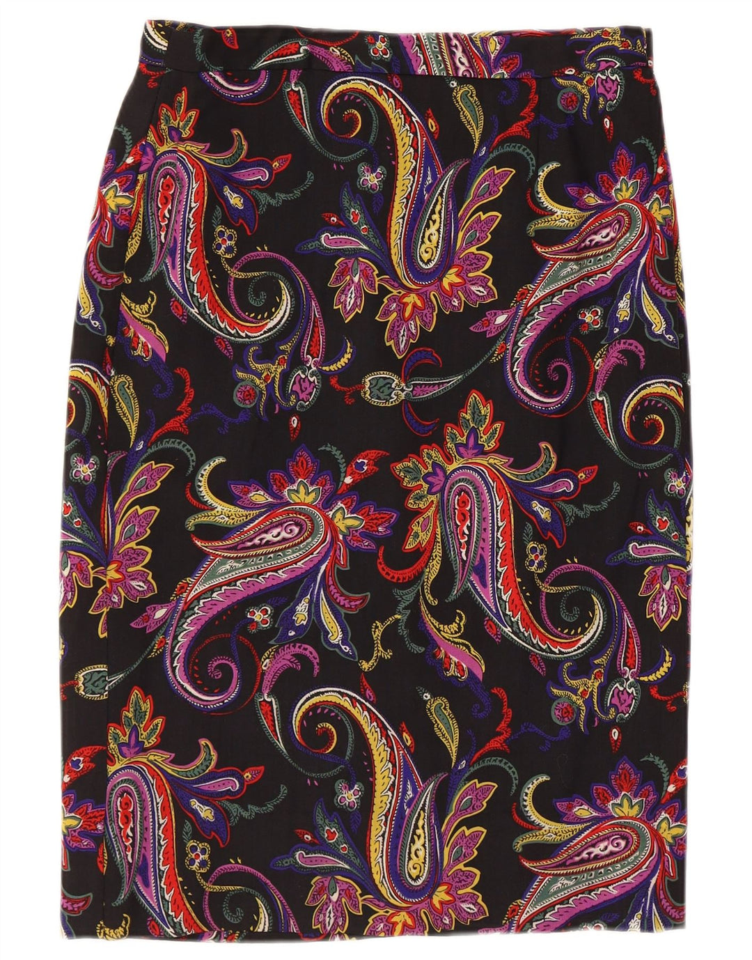 jupe crayon femme vintage W30 Medium Multicolore Paisley