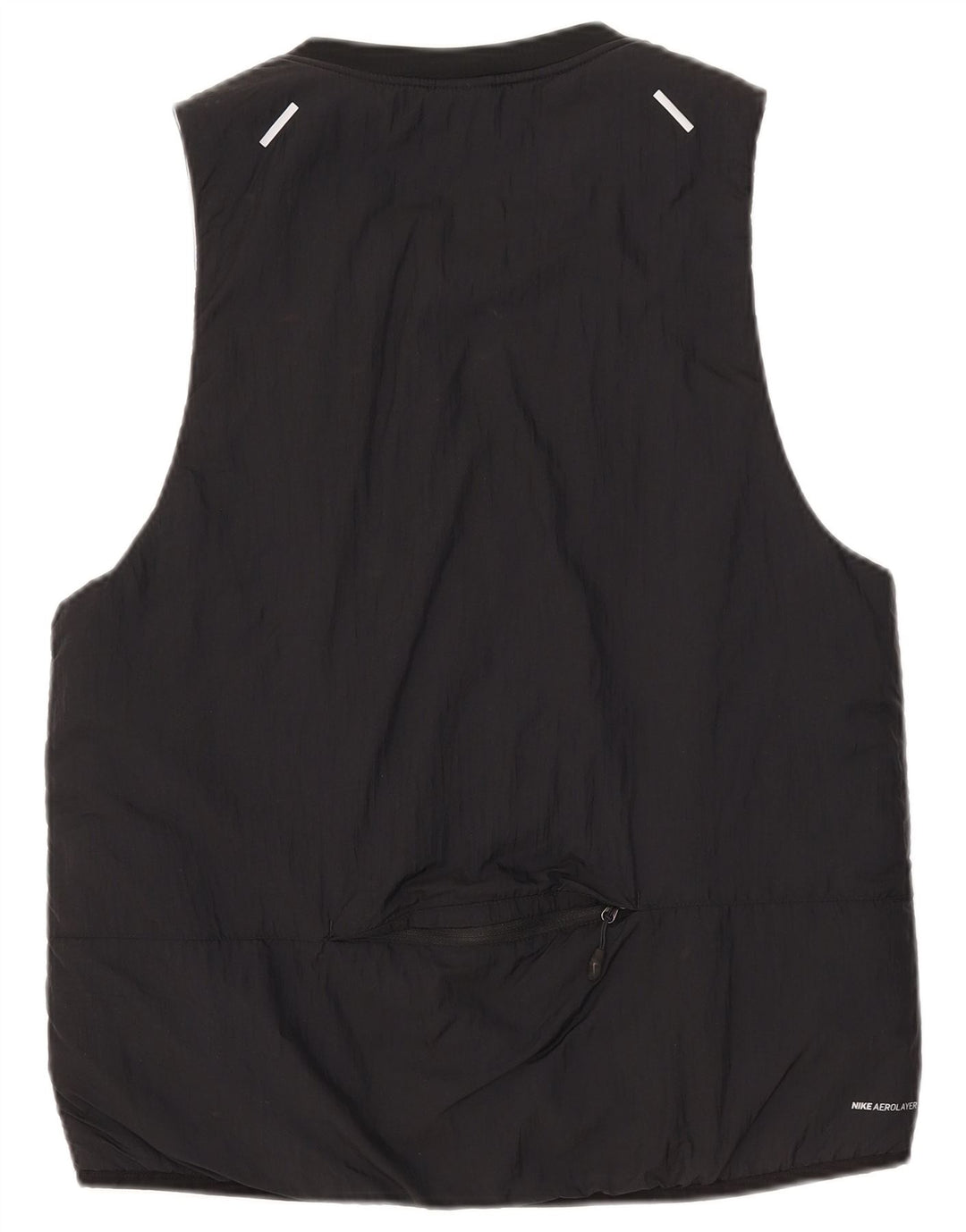 Nike Gilet rembourré pour femme UK 14 Medium Noir Nylon