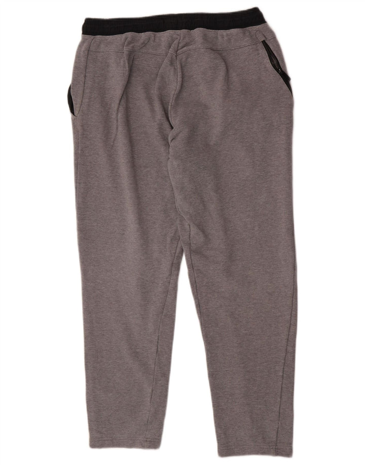 Nike Pantalon de survêtement pour homme Large en coton color block gris