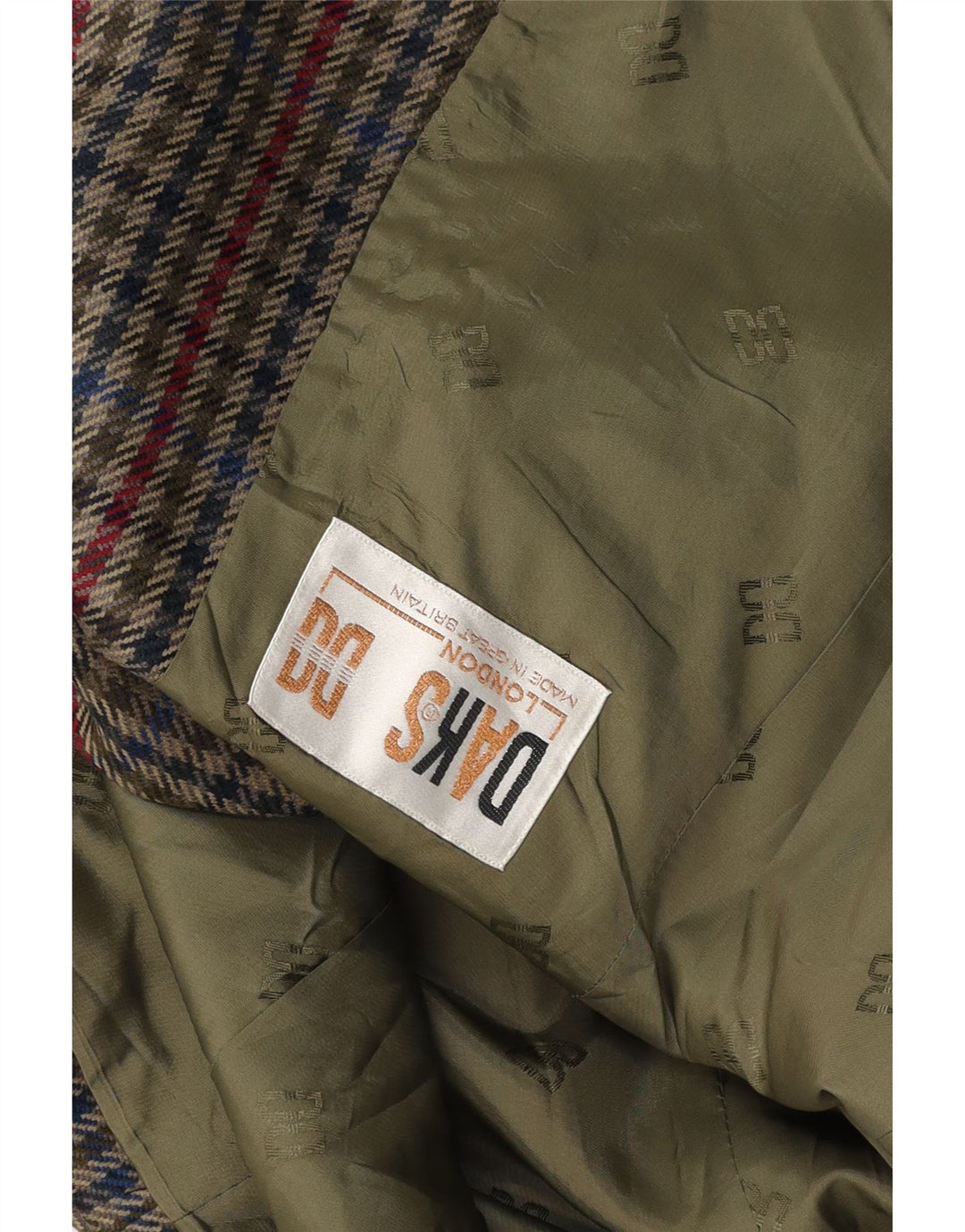 DAKS Veste blazer à 3 boutons pour femme UK 14 à carreaux multicolores moyens