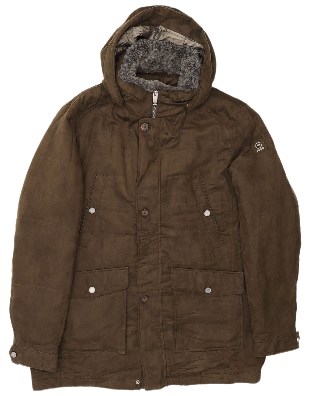 Redpoint Parka à capuche pour homme UK 46 3XL Marron Polyester