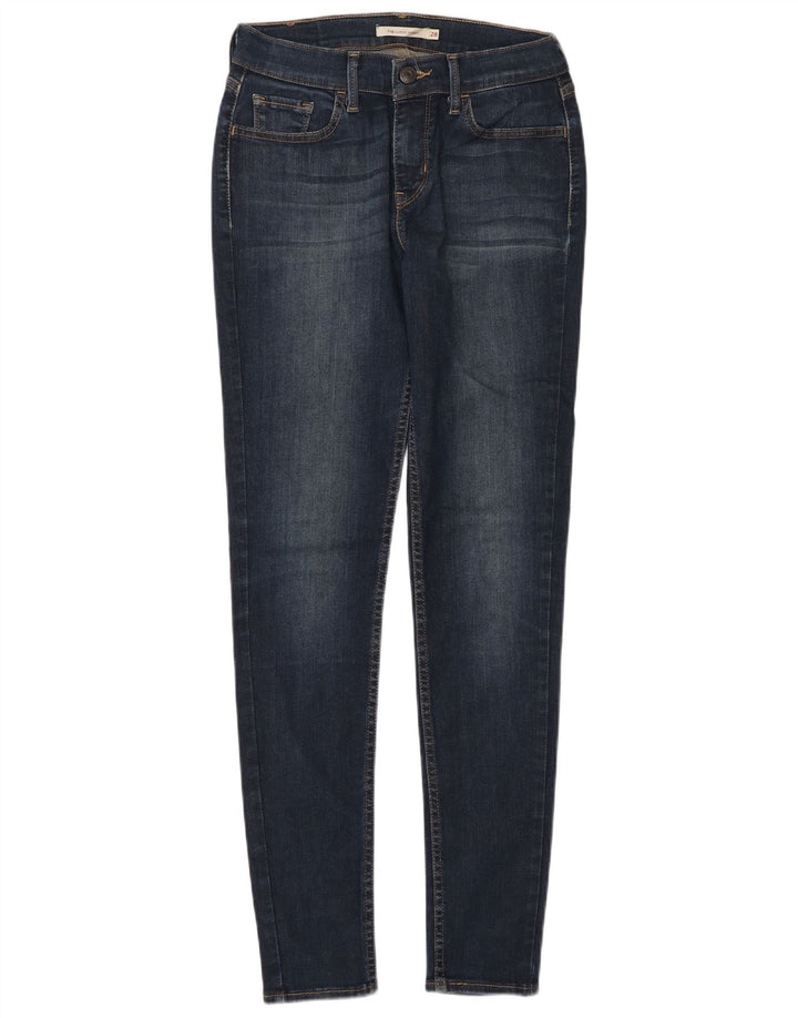 LEVI'S Jean 710 Super Skinny Femme W28 L30 Bleu Marine Coton