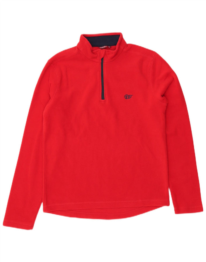 Carrera Pull Polaire Col Zippé Homme Rouge Moyen Polyester
