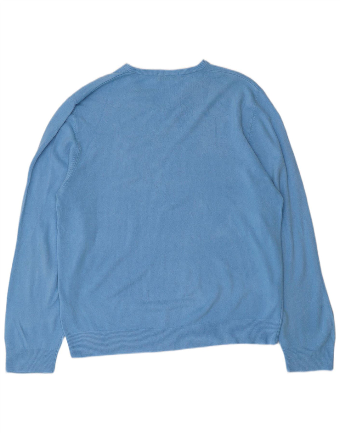 Marks & Spencer Pull col V Bleu Harbor Homme XL Acrylique