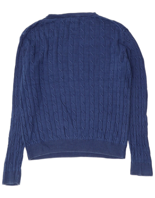 Gant Homme Indigo Col Bateau Pull Large Bleu Marine Coton