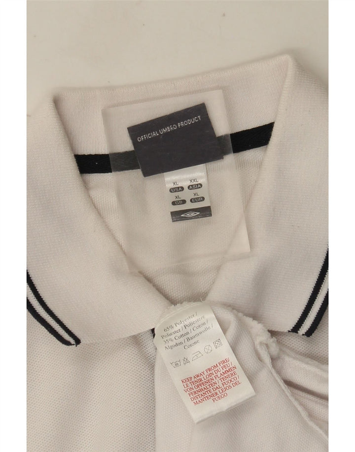 Umbro Polo Homme XL Blanc Polyester