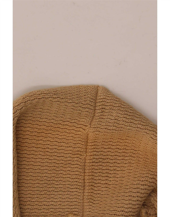 Massimo Dutti Pull Cardigan Homme Beige Moyen Coton