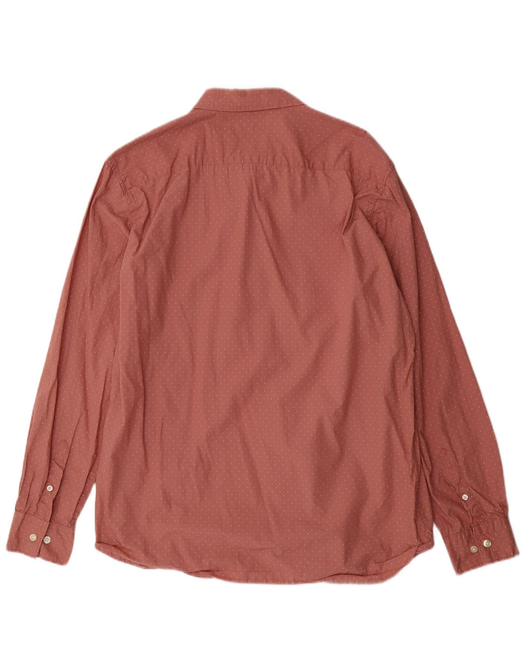 FRENCH CONNECTION Chemise Homme XL Coton Taché Bordeaux