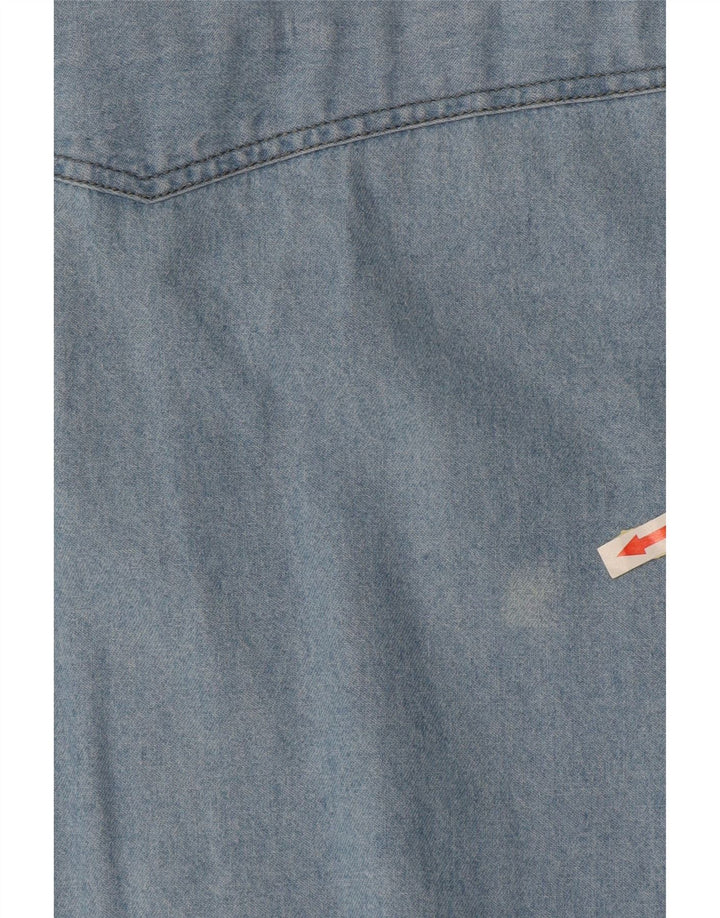 ARIZONA Chemise en jean à manches courtes pour homme, grand bleu