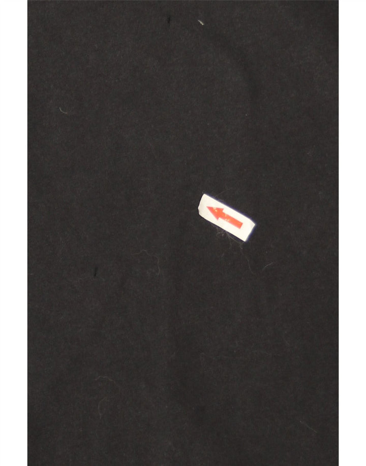 Nike T-shirt graphique Swoosh pour homme en coton noir moyen